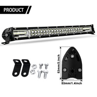 Fabricant professionnel de barres lumineuses LED blanches et jaunes avec flash, barres lumineuses LED fines à double rangée blanches et jaunes pour camion