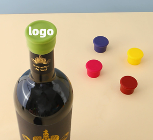 Bouchon en silicone personnalisé réutilisable pour bouteille de bière, couvercle de conservation de boisson, bouchon de vin anti-fuite pour une fraîcheur longue durée - Product Image 3