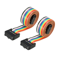 Câble plat flexible USB F/F à pas de 0,5 mm, 10-40 voies, avec gaine en PVC et tresse de cuivre étamé, de haute qualité, pour appareils photo et mobiles - Vente en gros
