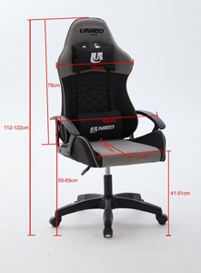 <span class=keywords><strong>Chaise</strong></span> de jeu ergonomique en cuir, pivotante à 360°, réglable en hauteur, économique et mobile, <span class=keywords><strong>design</strong></span> moderne inclinable pour usage domestique - Product Image 6