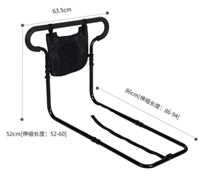 ที่วางแขนข้างเตียงสำหรับผู้สูงอายุราวจับปรับความสูงได้ - Product Image 6