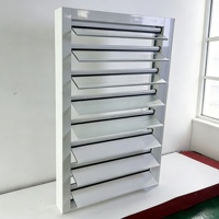 Persianas Exteriores de Aluminio, Verticales y Horizontales, Eléctricas y Manuales, con Aletas Fijas, Decoración Exterior, Resistentes al Viento