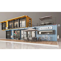 LDYZ 10ft 20ft Mini Pop-Up Shop sur Mesure, Extensible et Mobile, Type Moderne, Structure en Acier, Maison Conteneur Extérieure Polyvalente