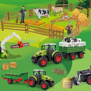 Ensemble de jeu de <span class=keywords><strong>tracteur</strong></span> agricole 45 pièces 3902, figurines d'animaux de ferme, clôtures, camion de fermier pour enfants - Product Image 5