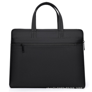 Porte-documents léger et minimaliste de grande capacité, imperméable, en tissu Oxford, pour ordinateur portable, pour les hommes d'affaires, en cuir fin - Product Image 3
