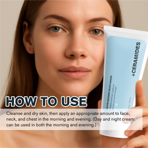 Crema Facial Diaria Moderna de Marca Privada con Péptidos y Ceramidas, Hidratante Profunda, Nutritiva, que Deja la Piel Radiante, para Todo Tipo de Piel - Product Image 2