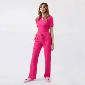 Nuovo Scrub uniforme Multi manica corta top pantaloni ospedale Set donna uomo negozio di animali medico Scrub chirurgia medica abbigliamento da lavoro Kit Scrub - Product Image 2
