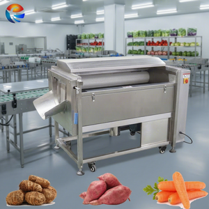 FengXiang MSTP-500 Machine à éplucher les légumes <span class=keywords><strong>automatique</strong></span> haute productivité pour l'ail, les pommes de terre, les carottes et les légumes racineux, avec fonction de lavage - Product Image 1