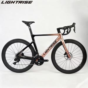 Vélo de route en fibre de <span class=keywords><strong>carbone</strong></span> LIGHTRISE 700C, léger, aérodynamique, course, 24 vitesses, groupe 105, frein à disque hydraulique, <span class=keywords><strong>cadre</strong></span> T47 - Product Image 2
