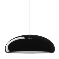 Lustre LED moderne italien et danois, coloré, semi-circulaire, à hauteur réglable, avec variateur d'intensité et commande par interrupteur, pour salle à manger
