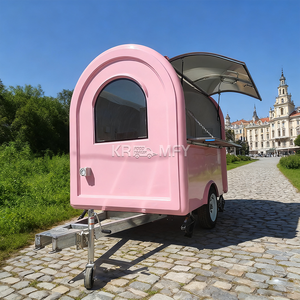 2025 trailer Colourful Customized Mobile Kitchen Coc Certificate Pizza <b>Coffee</b> Cart <b>Ice</b> Cream Food Truck - Product Image 2