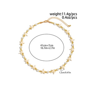 <span class=keywords><strong>Collar</strong></span> de <span class=keywords><strong>Perlas</strong></span> con Estrella de Mar Estilo Bohemio para <span class=keywords><strong>Hombre</strong></span>, Collares de Estilo Hip-hop, Joyería - Product Image 3