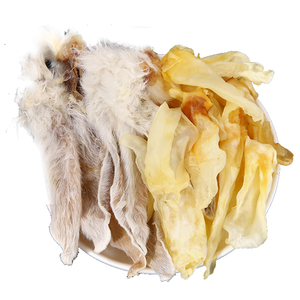 Snacks séchés OEM pour animaux de compagnie Oreille de <span class=keywords><strong>lapin</strong></span> sans poils 100% Santé naturelle Chiens Friandises sèches - Product Image 6