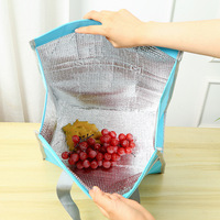 Sacs isothermes carrés en aluminium avec logo personnalisé pour la vente en gros, pour boulangerie, gâteaux, desserts, glaces et boissons