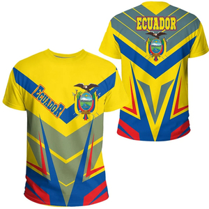 Camiseta Deportiva Elástica <span class=keywords><strong>de</strong></span> Diseño con la Bandera <span class=keywords><strong>de</strong></span> <span class=keywords><strong>Ecuador</strong></span> para Hombre, Venta Directa al por Mayor, Ajuste Delgado, Cómoda para Uso Diario, Envío Directo, Modelo 2026 - Product Image 3