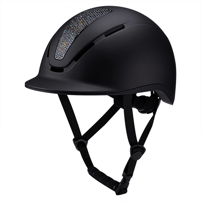 CE EN1078 & CPSC Certified Professional Horse Riding Helmet with Buckle Closure PC/EPS Material for Adults & Kids Safety
