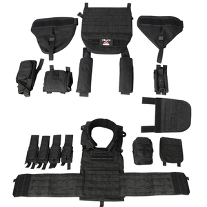 เสื้อกั๊กยุทธวิธีสีดำคุณภาพสูง ระบายอากาศได้ดี รุ่น AV-80311000D ผลิตจากไนลอน ถอดออกได้รวดเร็ว พร้อมระบบ MOLLE - Product Image 4