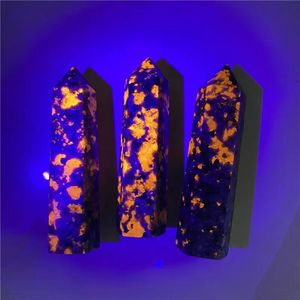 Factory Wholesale Yooperlite <b>Crystal</b> Point Polished <b>Raw</b> <b>Crystal</b> Tower & Obelisk for Meditation & Decor - Product Image 6