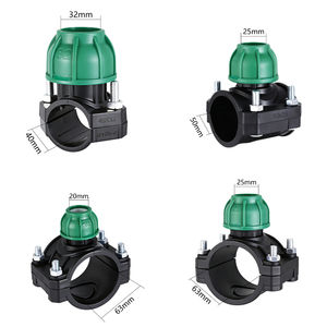 <span class=keywords><strong>Raccord</strong></span> rapide en PE pour tuyau d'irrigation agricole, collier de serrage PP, connexion par soudure 20/25/<span class=keywords><strong>32</strong></span>/40/50/63/75mm, adaptateur d'arrosage - Product Image 2