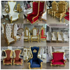 Chaise de loisir unique Chaise de canapé française de luxe Tissu Art Salon Grande famille Livre d'étude Réception Fauteuil pour chambre d'hôtel - Product Image 6
