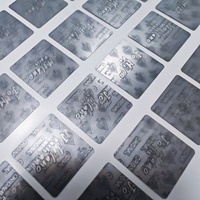 Autocollants holographiques 3D personnalisés, imperméables et résistants à la décoloration, avec codes QR micro-transparents pour des applications polyvalentes