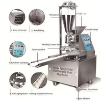 Machine automatique de fabrication de Kubba, Xiao Long Bao, pains vapeur, Momo népalais, Siomai, Baozi et Mochi pour grandes usines