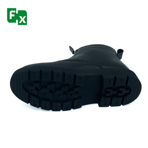 New Arrival Customized Fashionable Walking Style <strong>Zip</strong> Design Waterproof PU Leather <strong>Black</strong> <strong>Men</strong> Casual Shoes <strong>Boots</strong> - Product Image 6