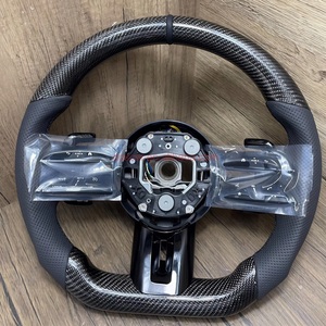 Volant de voiture de course automatique pour <span class=keywords><strong>Mercedes</strong></span> W205 <span class=keywords><strong>classe</strong></span> C C200 E300 <span class=keywords><strong>C220</strong></span> C300 C400 C450 volant en fibre de carbone - Product Image 6