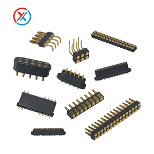 <strong>Customized</strong> High Performance <strong>Brass</strong> Gold Plated 1-20pin Pogo <strong>Connector</strong> Male Female Spring Loaded Pogo pin <strong>Connector</strong> - Product Image 2