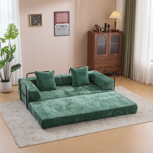Bộ nhớ bọt sofa giường có thể gập lại chân không đóng gói cho không gian nhỏ-Thiết kế không xương hiện đại ngủ <span class=keywords><strong>futon</strong></span> - Product Image 5