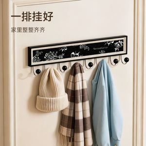 Clothing Organizer Wall <b>Hooks</b> Rectangle Removable <b>Hook</b> Type Bedroom Storage Coat Rack - Product Image 4