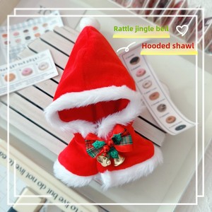 10cm pakaian boneka plastik topi Jumpsuit bergaya mainan Mini boneka Natal kostum modis 15cm dekorasi gaun katun