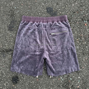 Pantalones Cortos Deportivos para Hombre, 100% Algodón, Cintura Elástica con Cordón, Estilo Desgastado, Personalizados - Product Image 2