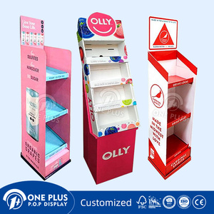 Giá để trưng bày sản phẩm bằng giấy, gấp gọn được, thân thiện với môi trường, phủ lớp chống tia UV, có logo tùy chỉnh, dành cho cửa hàng bán lẻ, siêu thị, dạng đứng tự do, dùng làm giá trưng bày điểm bán hàng (POS) - Product Image 6