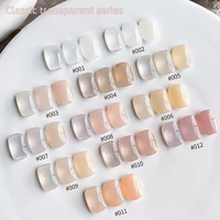 XEIJAYI Kit de Gel UV pour Extension d'Ongles 24 Couleurs 15ml – Gel Dur Gelée pour Application DIY