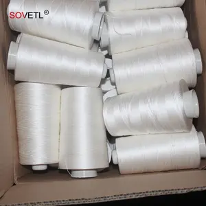 Uhmwpe 스레드 고강도 내마모성 PE 고강도 내구성 안티 컷 증거 슬링 스포츠 가방 용 UHMWPE 재봉 실