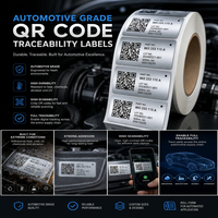 Étiquettes de traçabilité de code QR de qualité automobile
