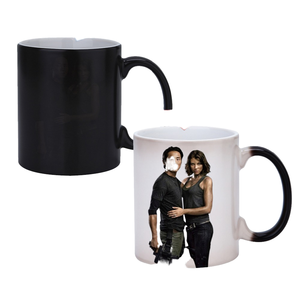 Tazas de Cerámica de Gres Personalizadas que Cambian de Color, 11 oz, en Blanco, para Sublimación, <span class=keywords><strong>con</strong></span> <span class=keywords><strong>tu</strong></span> Logotipo, Fotos, Imágenes, Recubiertas, Minimalistas - Product Image 1