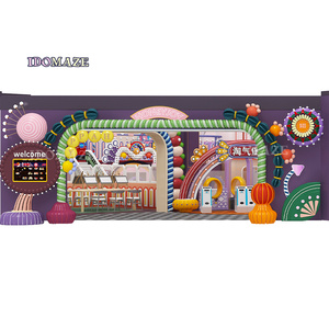 <span class=keywords><strong>Parque</strong></span> <span class=keywords><strong>de</strong></span> juegos interior comercial Ball Pit Softplay 800 metros cuadrados <span class=keywords><strong>parque</strong></span> <span class=keywords><strong>de</strong></span> atracciones para niños pequeños hecho duradero fibra <span class=keywords><strong>de</strong></span> vidrio plástico suave - Product Image 5