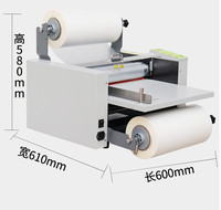 Machine à plastifier automatique grand rouleau en acier vitesse réglable automatique chaud froid haute vitesse A3 machines à plastifier L380