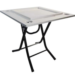 Table de dominos en bois directement de l'usine & Table de jeu de dominos pliable en MDF Robuste Pliable Gain de place Idéal pour les soirées de jeux en famille et <span class=keywords><strong>P</strong></span> - Product Image 2