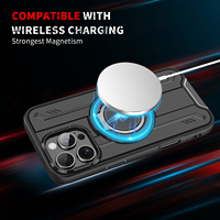 Étui antichoc en TPU+PC avec support rotatif à 360° et logo personnalisé pour iPhone 18 Pro Max 17 Pro, coque OEM en gros pour OPPO A3 A5 Pro
