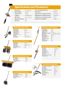 <span class=keywords><strong>Outil</strong></span> de jardin <span class=keywords><strong>multifonction</strong></span> Hantechn 40V 8 en 1 - Débroussailleuse, Tondeuse à gazon, Tronçonneuse, Motoculteur, Tondeuse à haies - Product Image 2