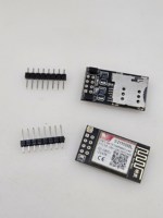 SIM800L modul GSM kartu MicroSIM, papan Inti Quad-band TTL Serial Port untuk ESP8266 ESP32