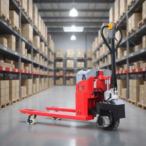 Forklift Listrik 2 Ton Baterai Lithium Kecil 48V Hidrolik Sepenuhnya Listrik Tiang Hidrolik Ban Padat untuk Penanganan Gudang & Bengkel - Product Image 3