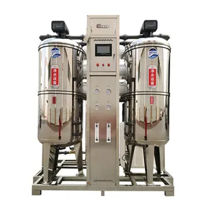 Intercambiador de iones de 3000L/hora, producto común, máquina purificadora de agua, precio para restaurante