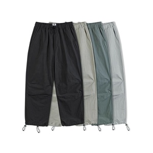 <span class=keywords><strong>Pantaloni</strong></span> Streetwear Baggy Personalizzati in Nylon, Produttore di <span class=keywords><strong>Pantaloni</strong></span> Antivento in Nylon Parachute - Product Image 1