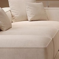 Ensemble de canapé-lit convertible minimaliste de luxe, meubles modulaires pour salon avec éléments décoratifs