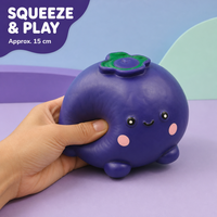 Jouet Squishy Cochon Myrtille à Remontée Lente, Balle Anti-Stress en Caoutchouc Souple, Jouet Sensoriel Fidget Fabriqué au Zhejiang pour Enfants et Adultes Unisexe