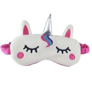 Mascherina per Occhi in Peluche Corto Personalizzata con Ricamo Beckon, Regalo di Benvenuto per Lei per San Valentino - Product Image 4